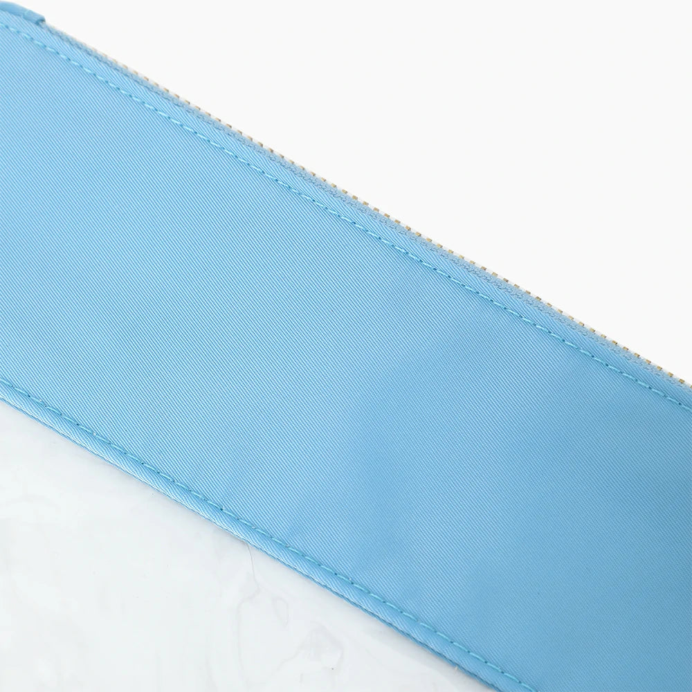 Tie Dye Clear Makeup Bag SkyBlue