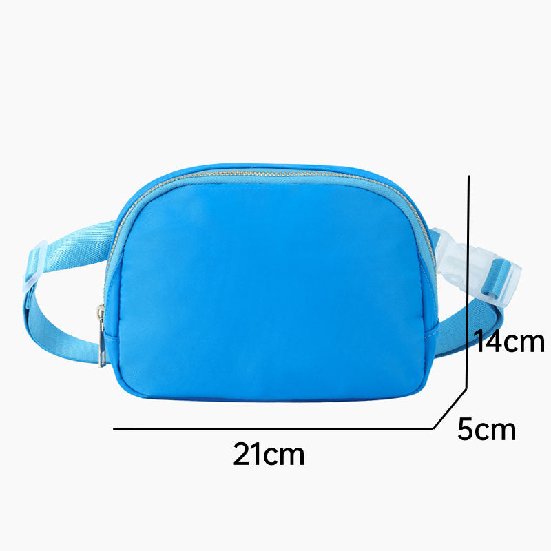 Monoblanks Adjust Strap Kids Fanny Pack DeepSkyBlue