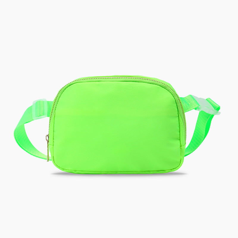 Monoblanks Adjust Strap Kids Fanny Pack GreenYellow
