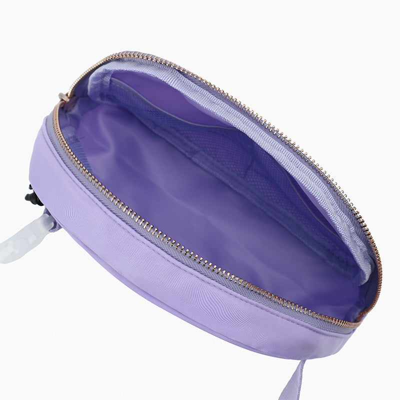 Monoblanks Adjust Strap Kids Fanny Pack LightPurple