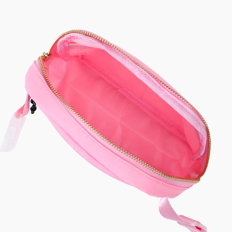 Monoblanks Adjust Strap Kids Fanny Pack Pink