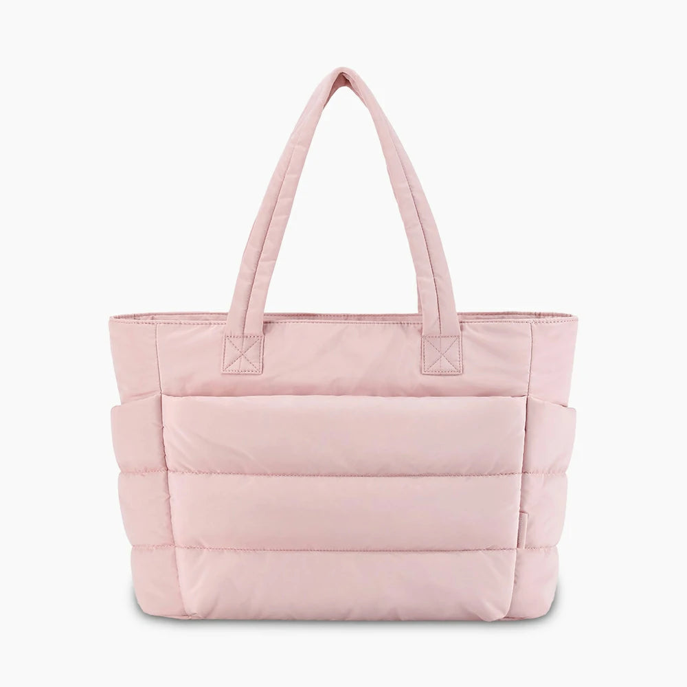 Bubble Laptop Work Tote Bag LightPink