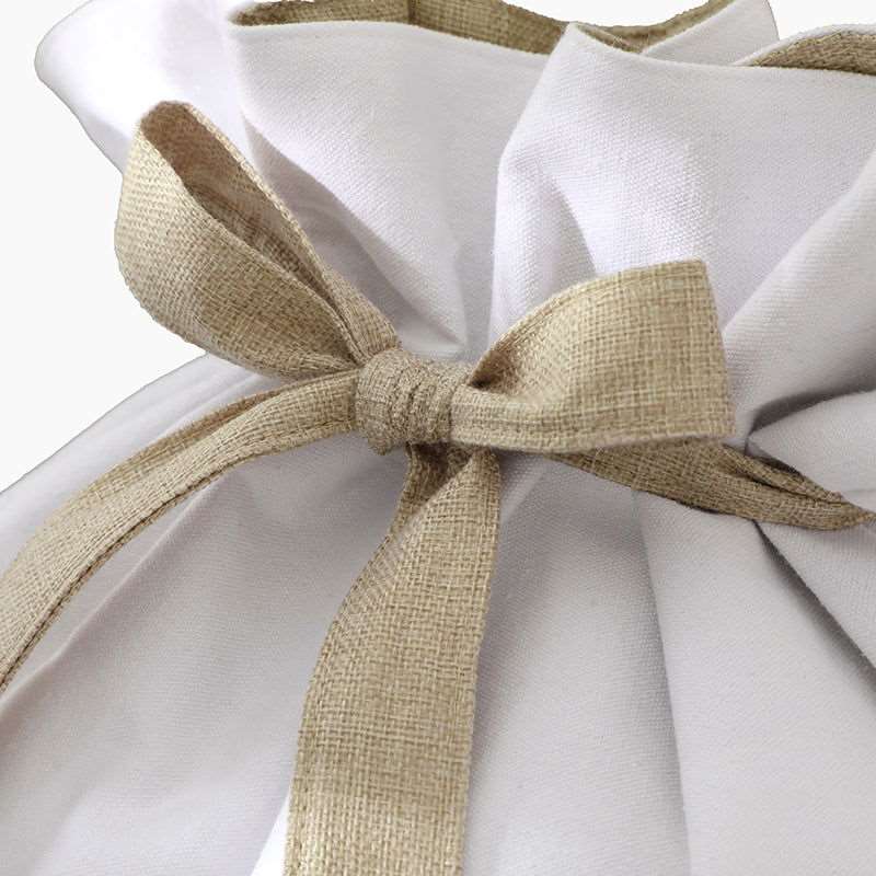 Monoblanks Customizable Blank Canvas Christmas Candy Bag White