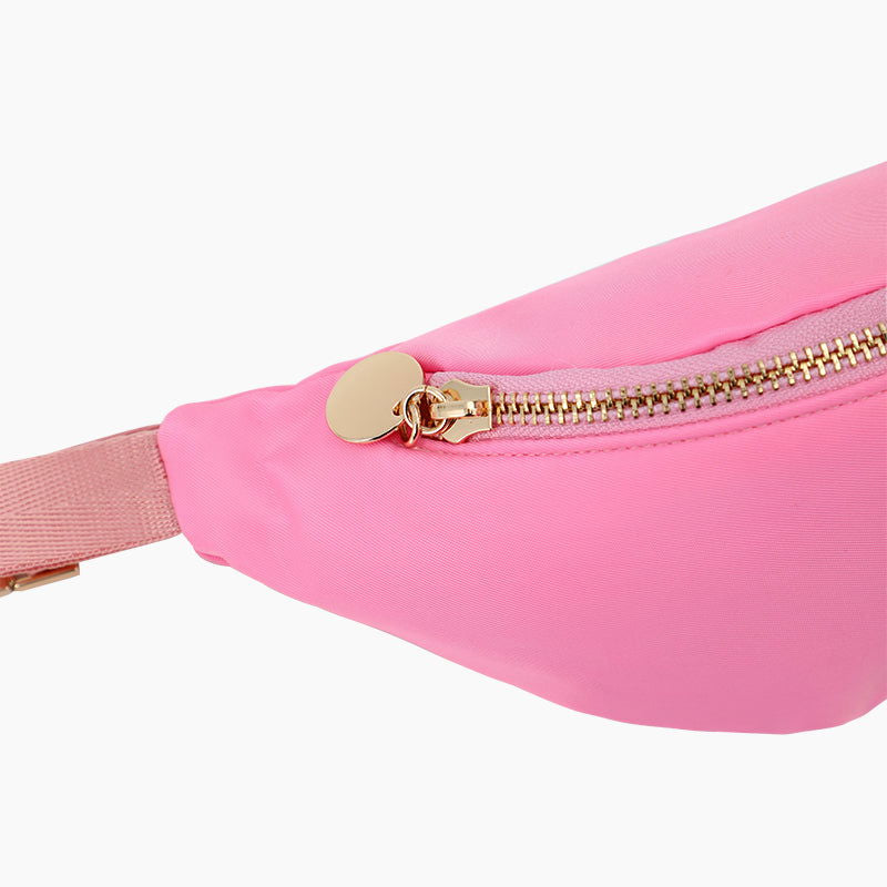 Monoblanks Crescent Chest Bag Fanny Pack For Kids Pink