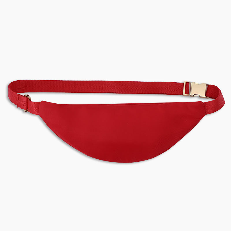 Monoblanks Crescent Chest Bag Fanny Pack For Kids Red