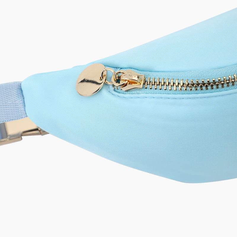 Monoblanks Crescent Chest Bag Fanny Pack For Kids SkyBlue