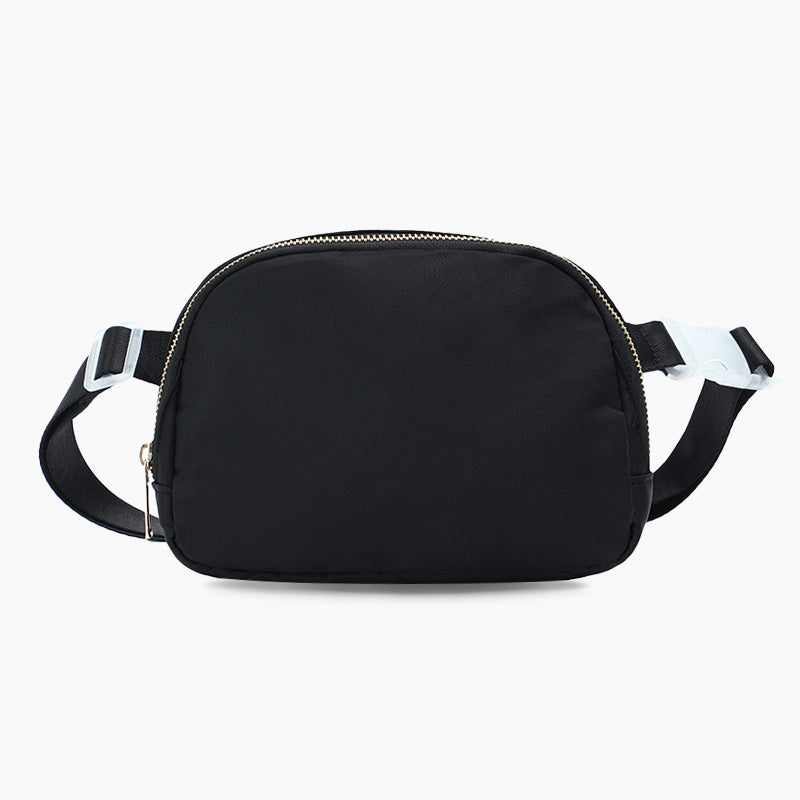 Monoblanks Monogram Customizable Kids Fanny Pack Black