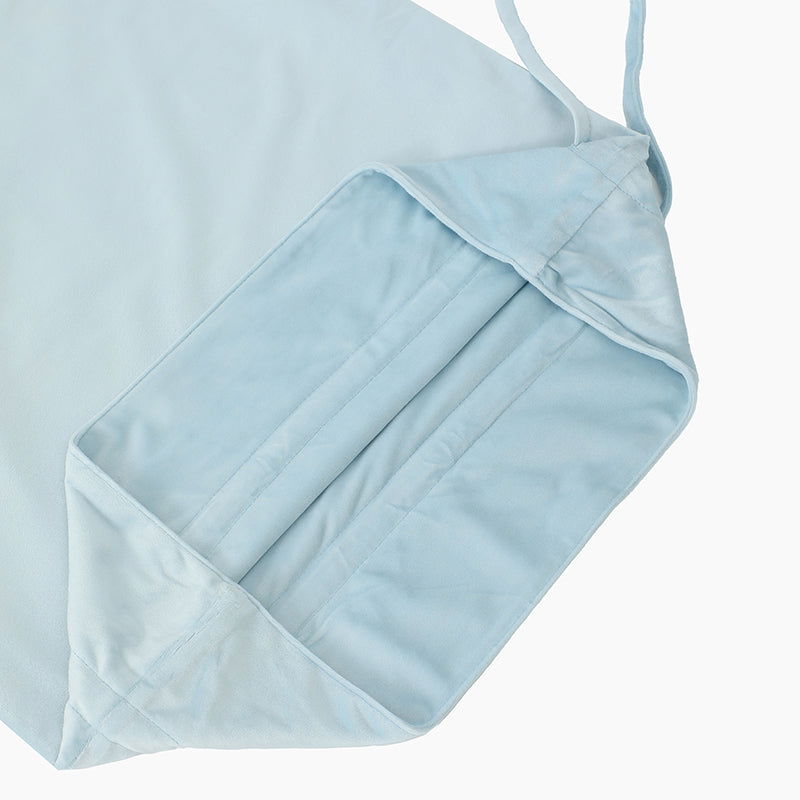 Monoblanks Customizable Velvet Christmas Bag AliceBlue