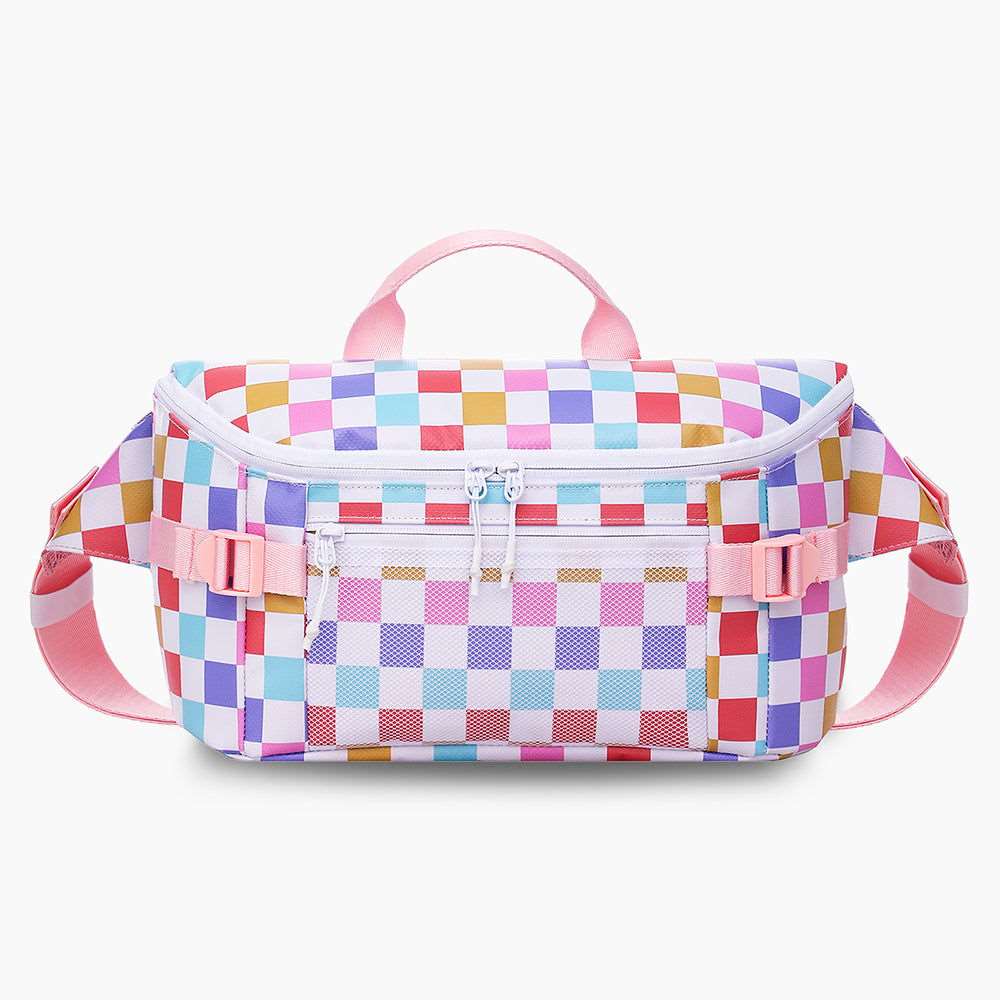 Monoblanks Extra Large Travel Fanny Pack Multicolor