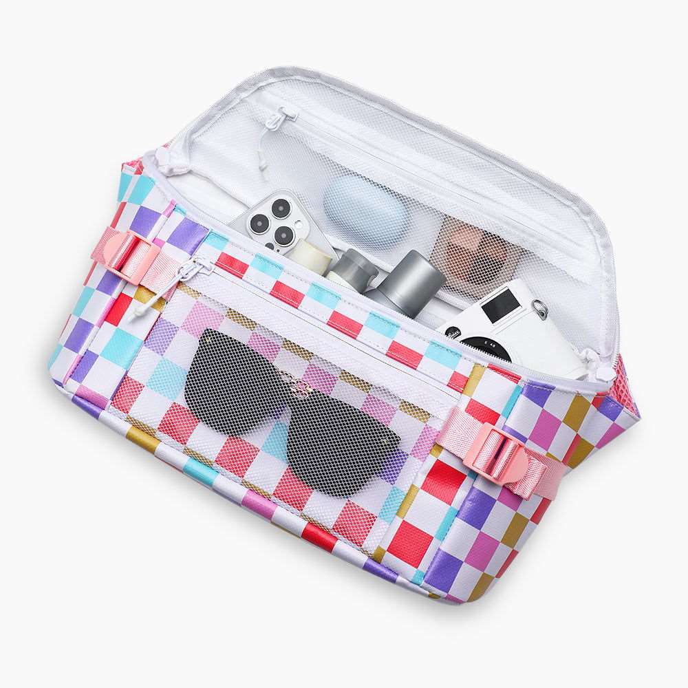 Monoblanks Extra Large Travel Fanny Pack Multicolor