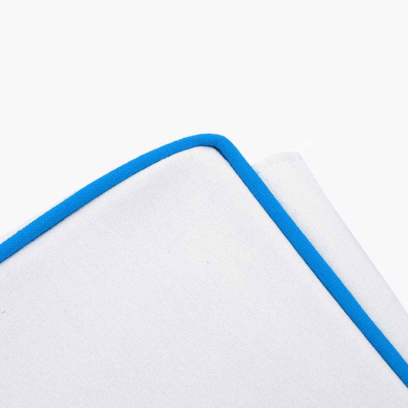 Monoblanks Hard Edge Fringe Makeup Bag Blue