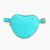Monoblanks Design Your Own Customizable Heart Shaped Fanny Pack Cyan