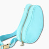 Monoblanks Design Your Own Customizable Heart Shaped Fanny Pack Cyan