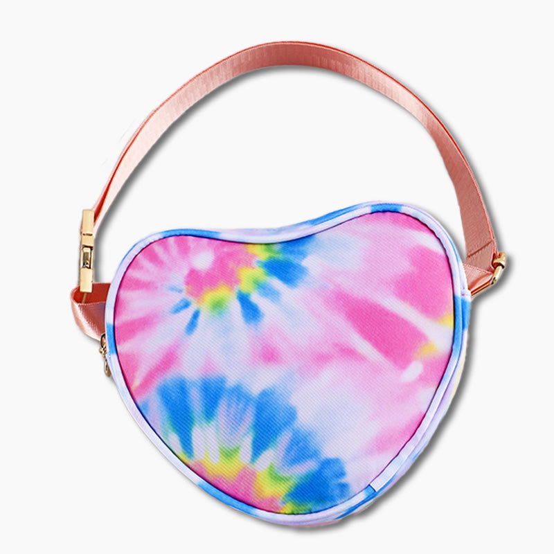 Monoblanks Design Your Own Customizable Heart Shaped Fanny Pack Multicolor
