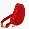 Monoblanks Design Your Own Customizable Heart Shaped Fanny Pack Red