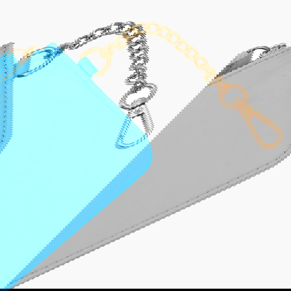 Monoblanks Key Hanging Pouch Wallet Card Holder DeepSkyBlue