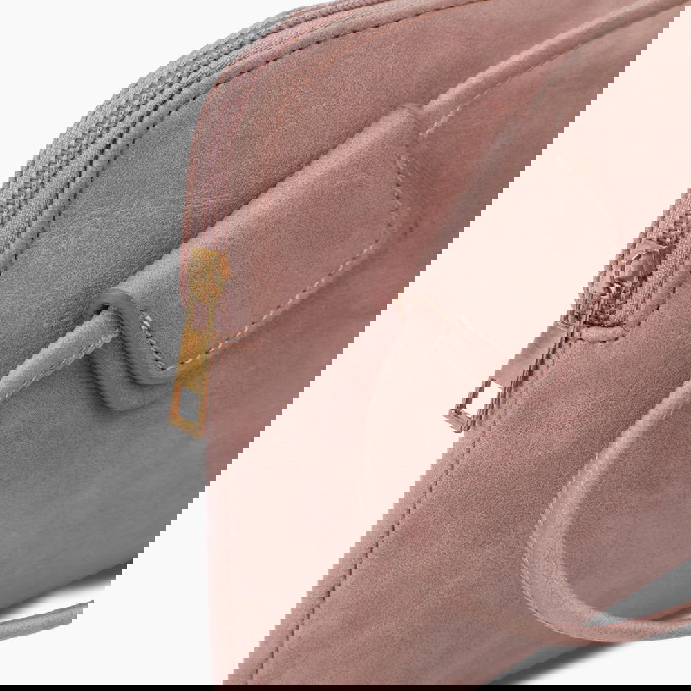 Monoblanks PU Leather Purse Wrist Bag Pink