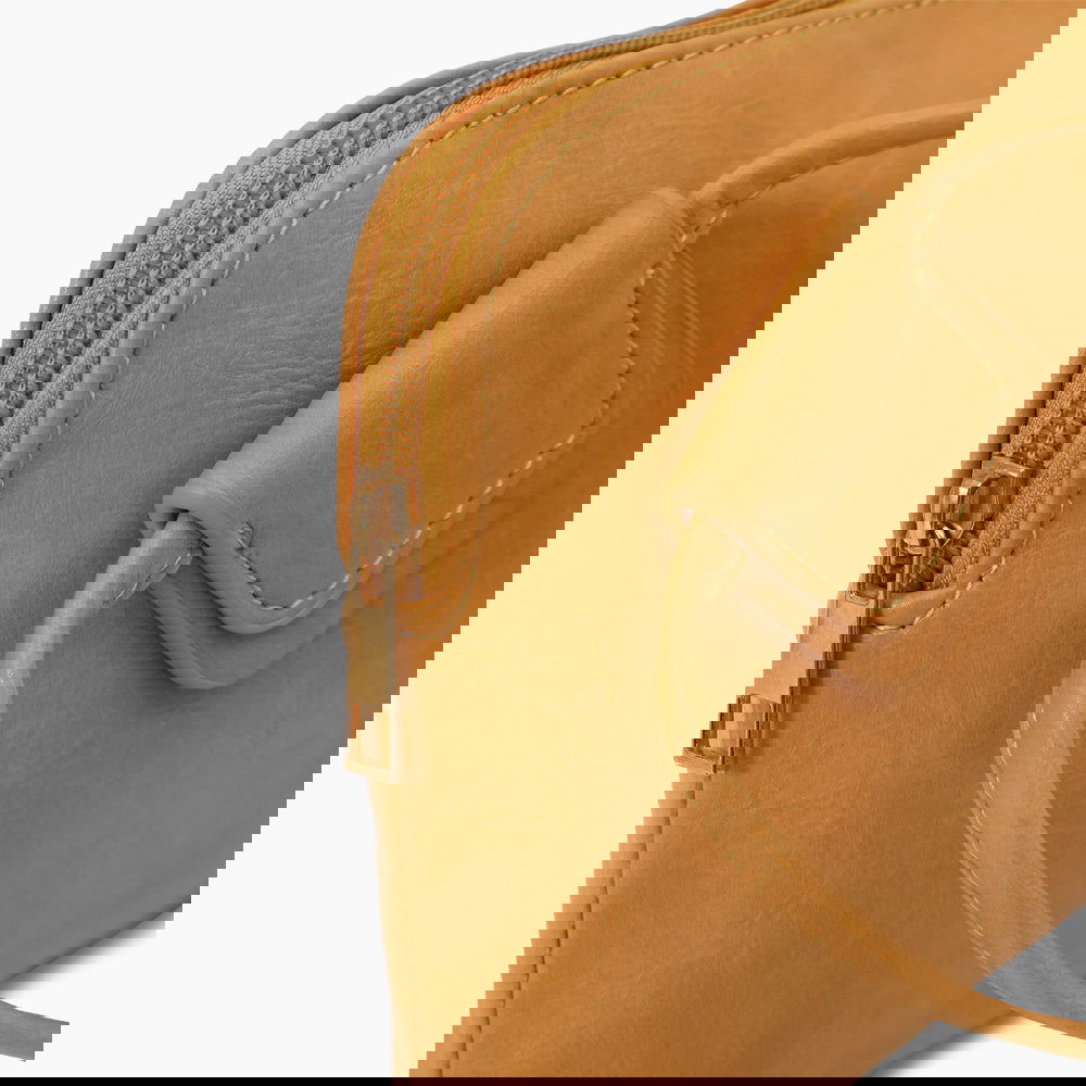 Monoblanks PU Leather Purse Wrist Bag Goldenrod