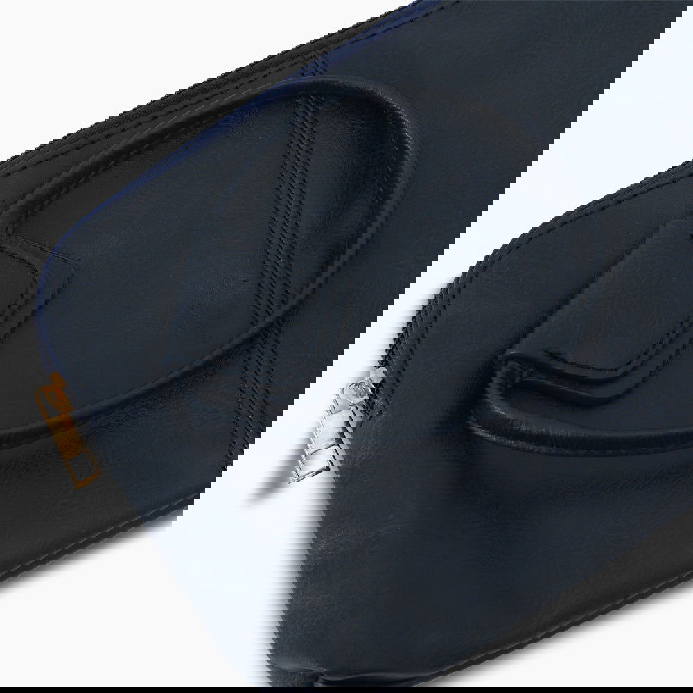 Monoblanks PU Leather Purse Wrist Bag Black