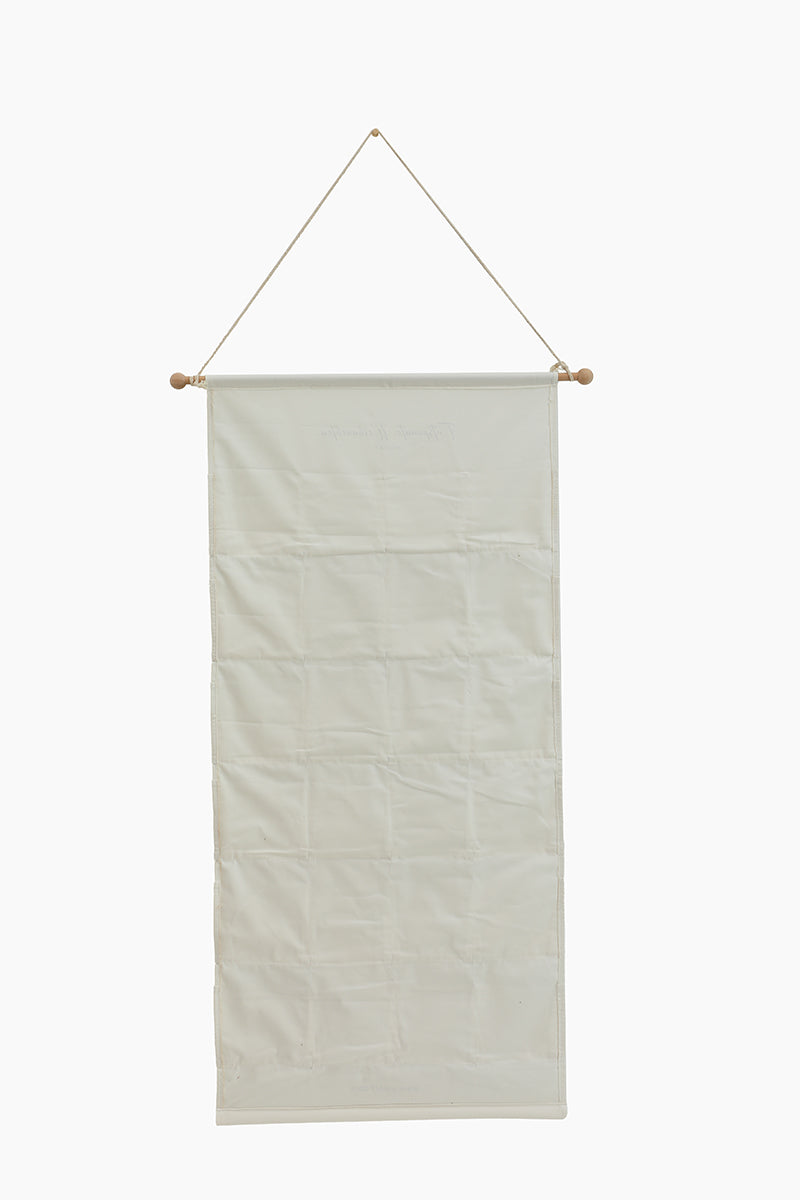 Monoblanks Customizable Pattern Christmas Advent Calendar With Pockets Ivory