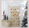 Monoblanks Customizable Pattern Christmas Advent Calendar With Pockets Khaki