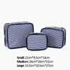 Monoblanks Seersucker Storage Bag 10 Pieces Set DarkBlue