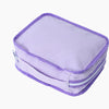 Monoblanks Seersucker Storage Bag 8 Pieces Set Purple