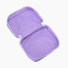 Monoblanks Seersucker Storage Bag 9 Pieces Set Purple