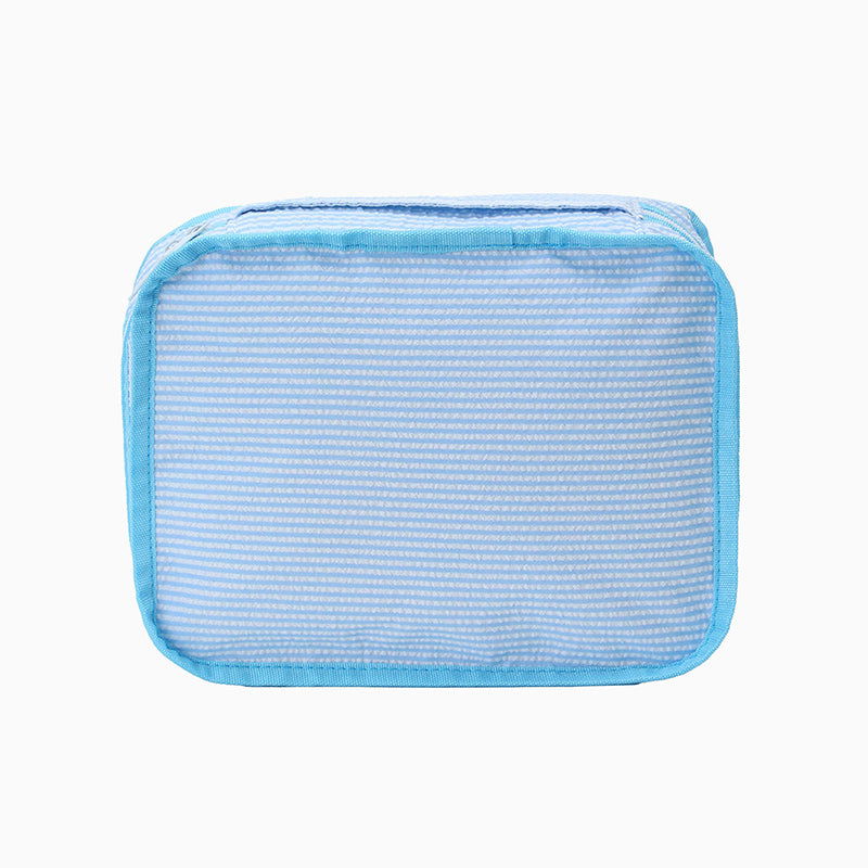 Monoblanks Seersucker Storage Bag 6 Pieces Set SkyBlue