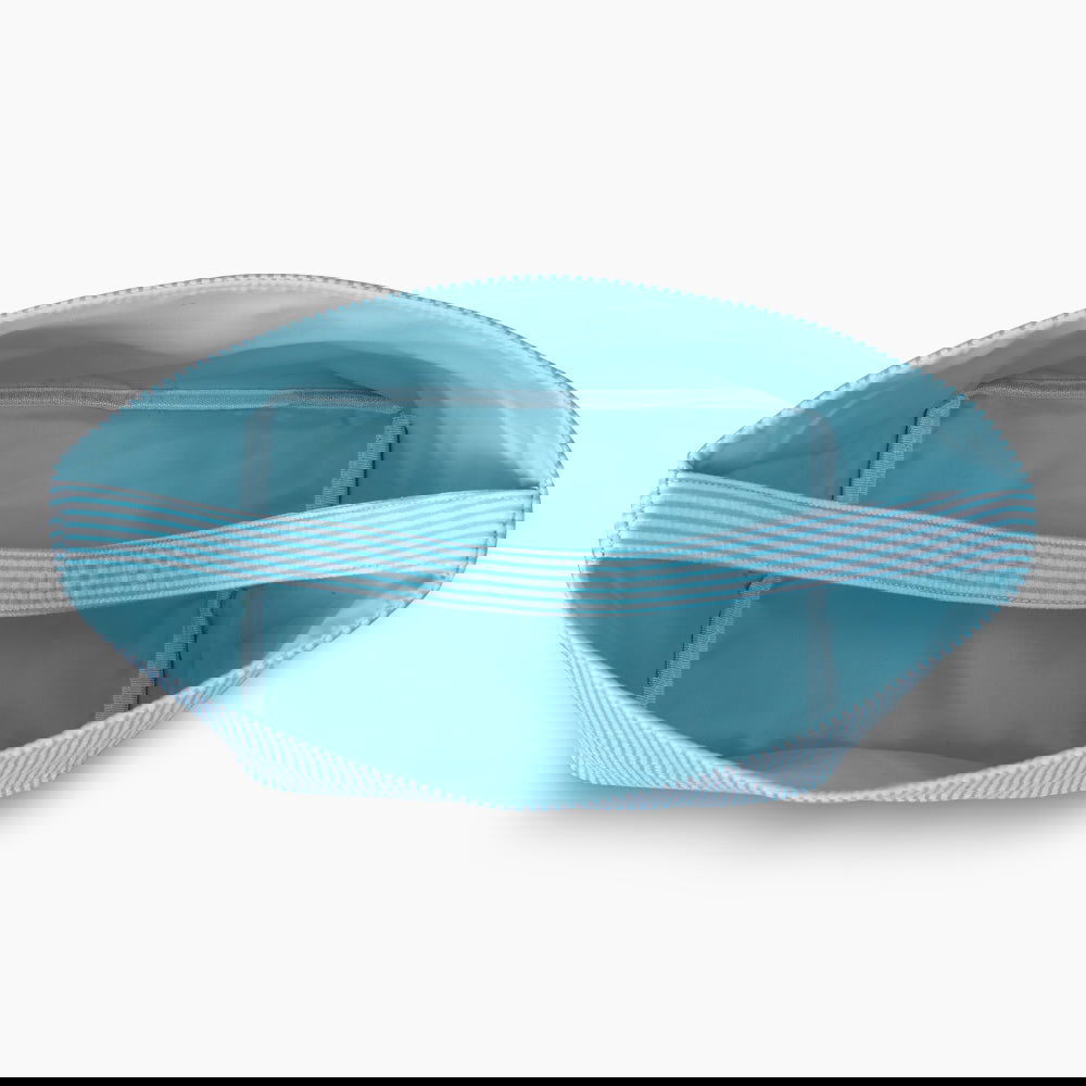 Monoblanks Seersucker Stripes Bucket Bag Cyan