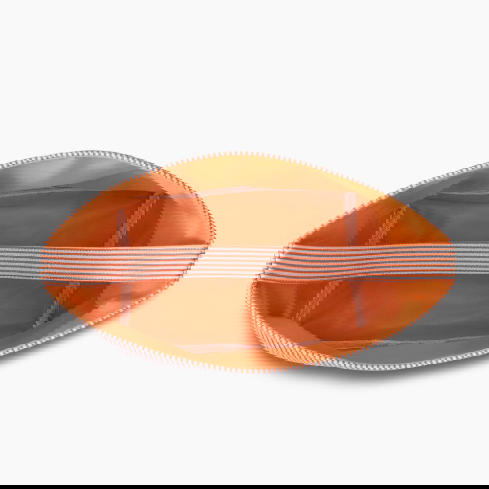 Monoblanks Seersucker Stripes Bucket Bag Orange