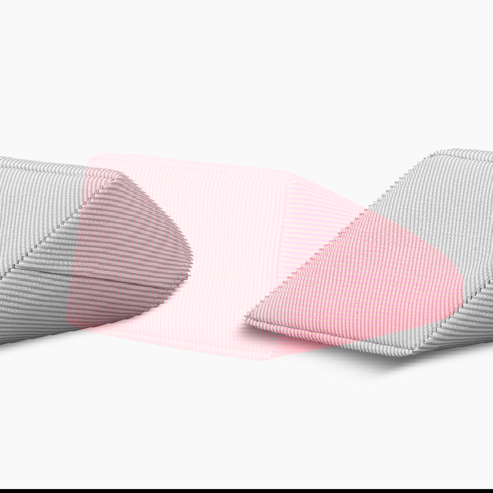 Monoblanks Seersucker Stripes Bucket Bag Pink