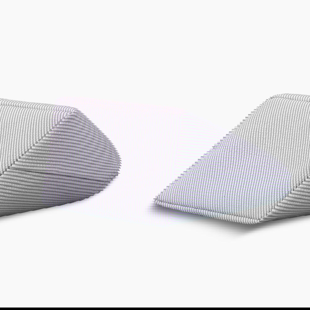 Monoblanks Seersucker Stripes Bucket Bag Purple