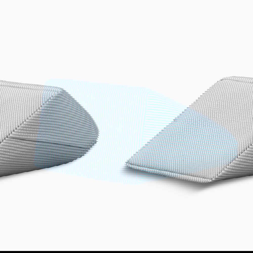 Monoblanks Seersucker Stripes Bucket Bag SkyBlue