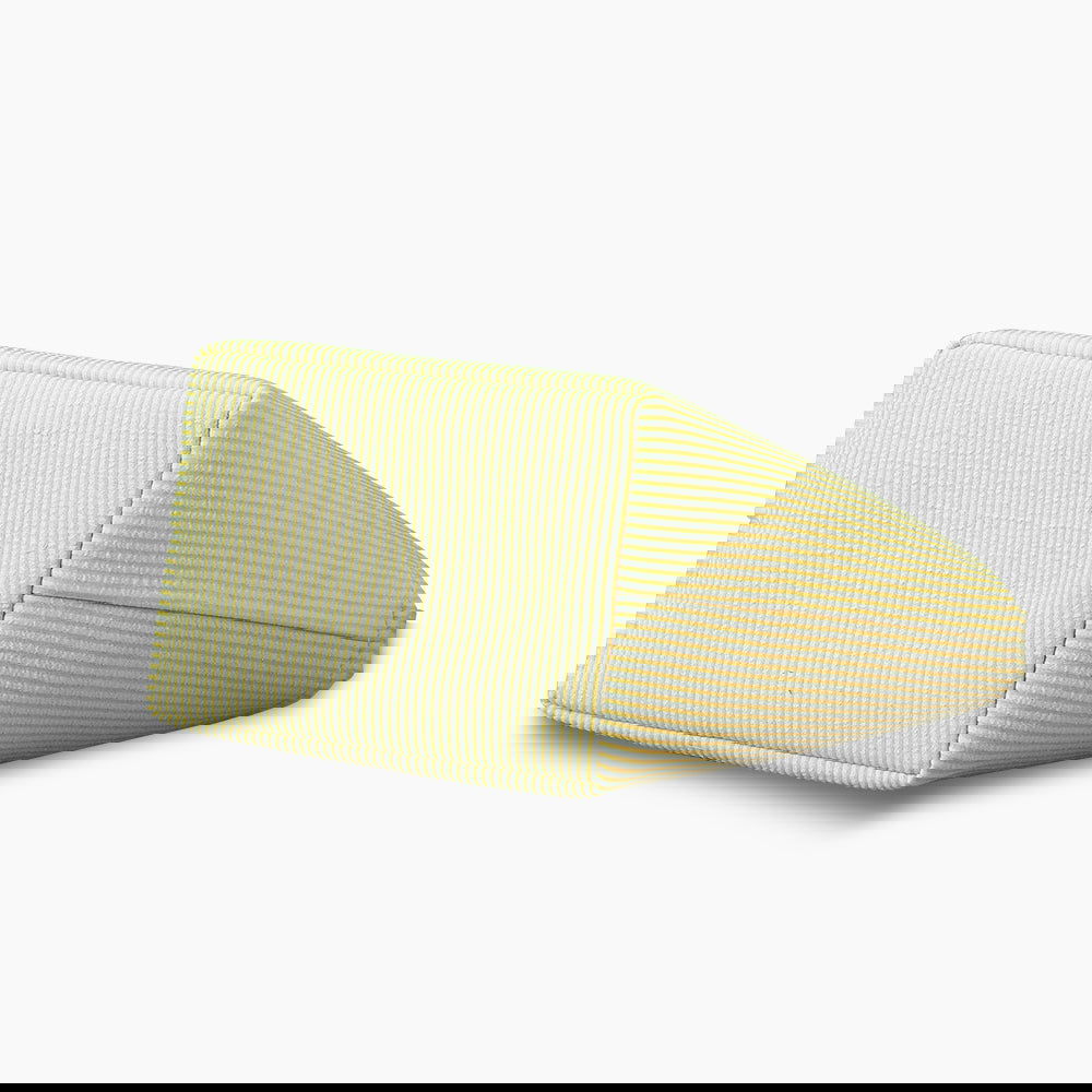 Monoblanks Seersucker Stripes Bucket Bag Yellow