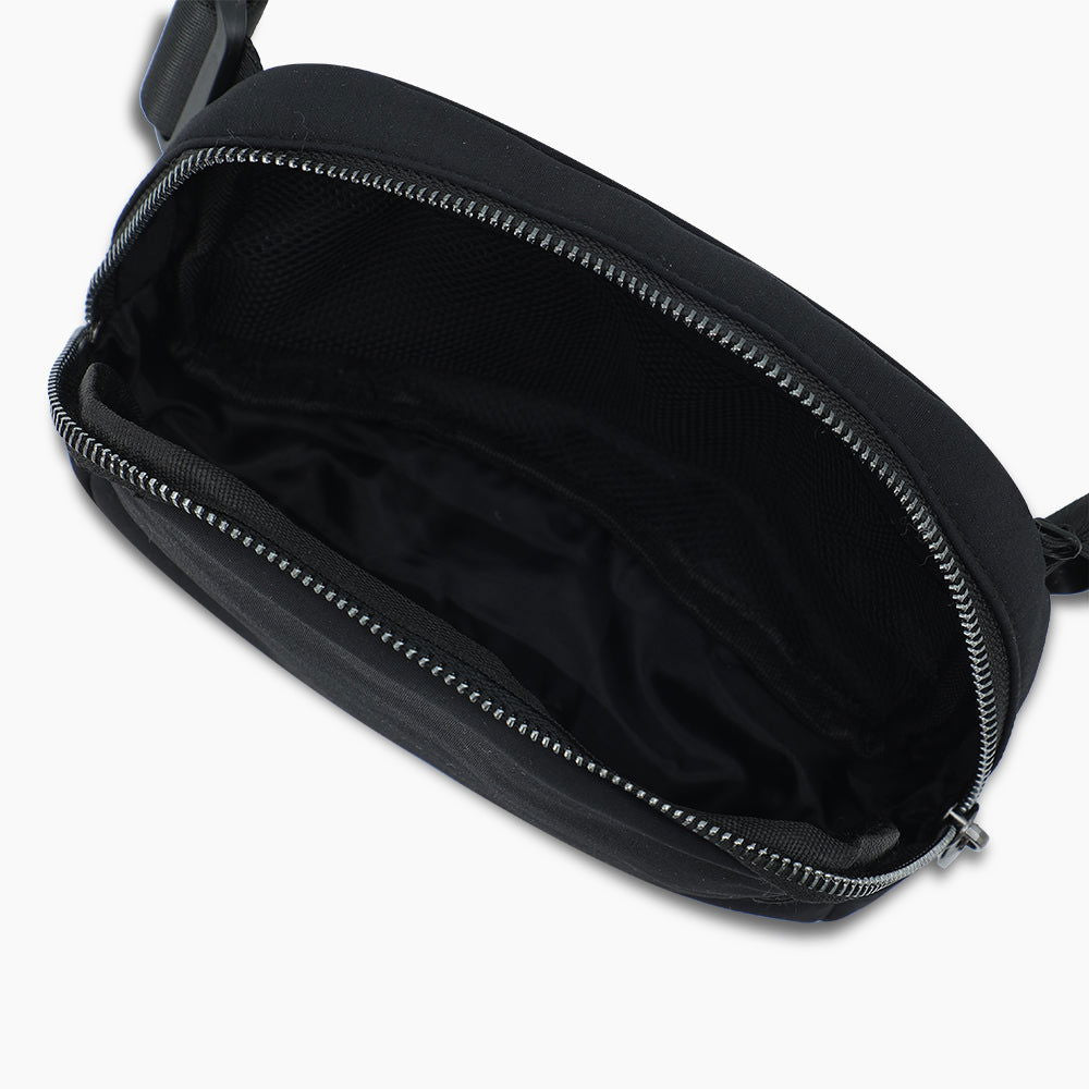 Monoblanks Taslon Fanny Pack Sports Belt Bag Black