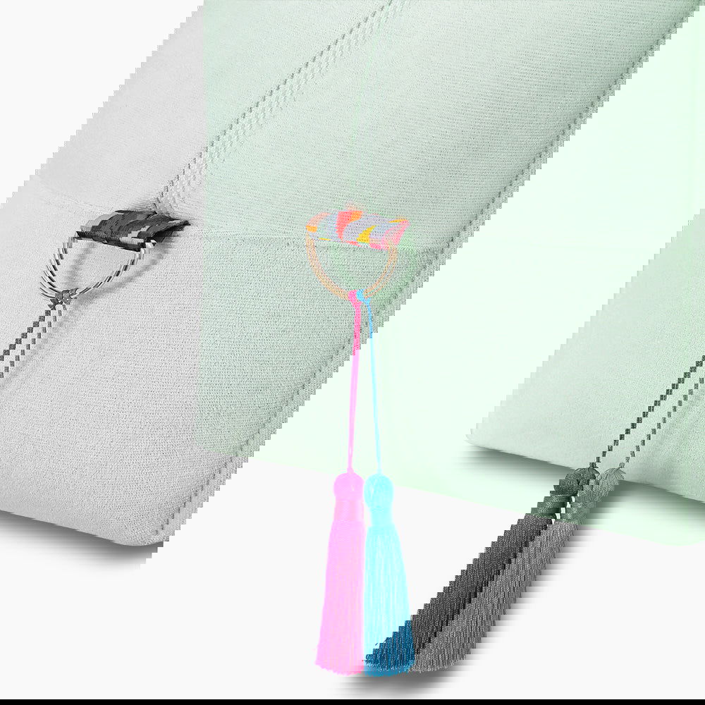 Monoblanks Design Your Own Customizable Terry Cloth Duffel Bag LightGreen