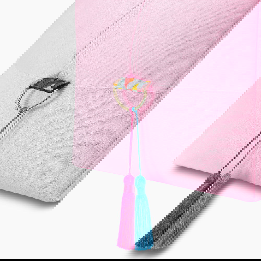 Monoblanks Design Your Own Customizable Terry Cloth Duffel Bag Pink