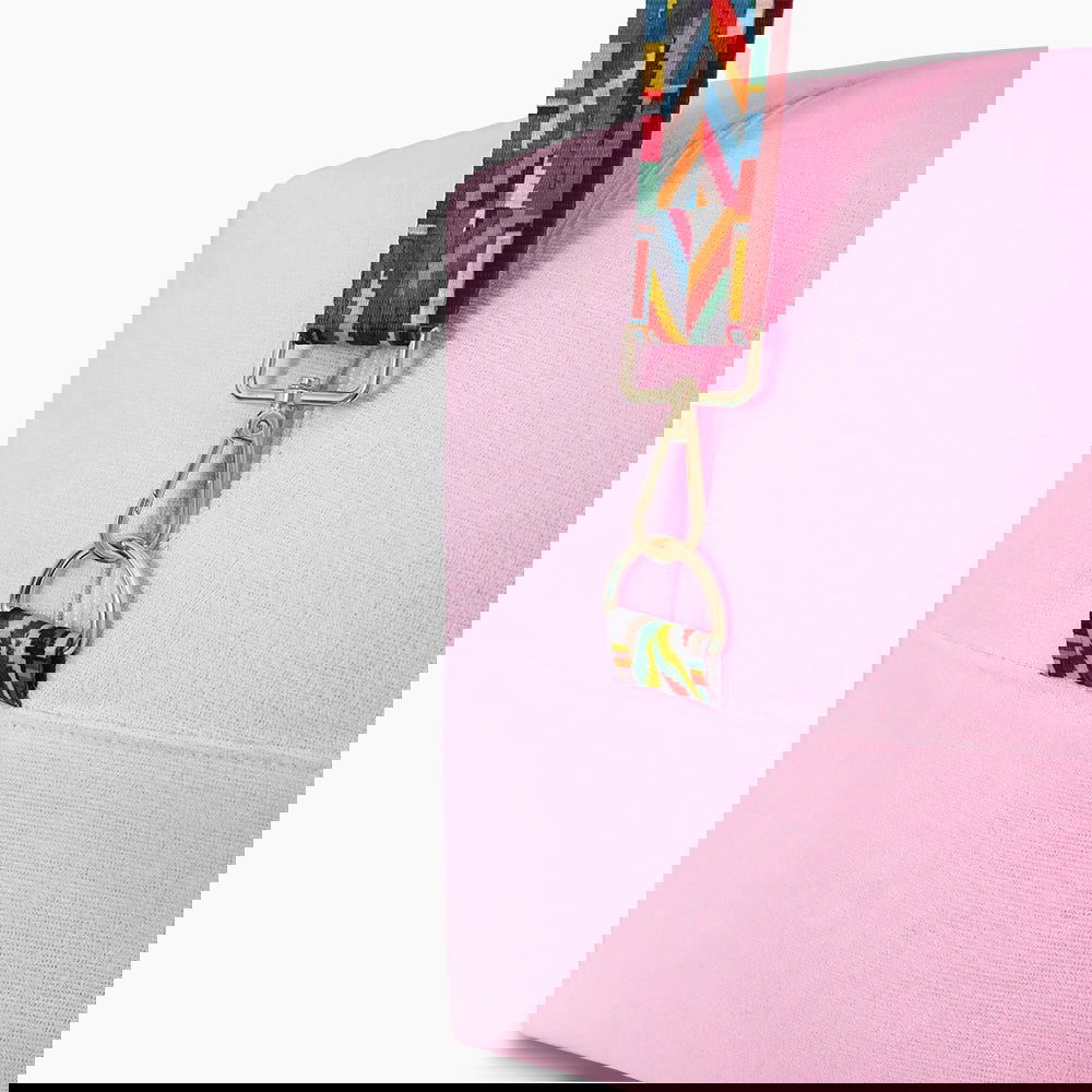 Monoblanks Design Your Own Customizable Terry Cloth Duffel Bag Pink