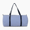 Stripes Seersucker Travel Bag Blue