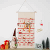 Monoblanks Customizable Christmas Advent Calendar With Pockets Red