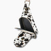 Leather Leopard Print Chest Bag Cow