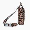 Leather Leopard Print Chest Bag BrownLeopard