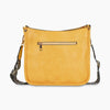 Leather Vintage Leopard Sling Bag Yellow