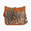 Leather Vintage Leopard Sling Bag YellowLeopard