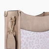 Leather Vintage Leopard Sling Bag LightPinkLeopard