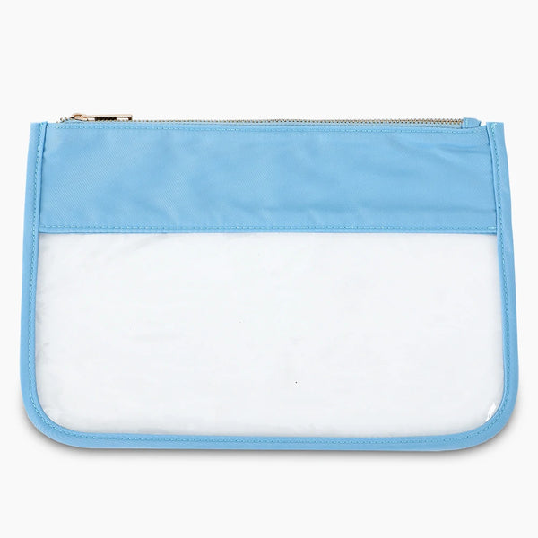 Tie Dye Clear Makeup Bag SkyBlue