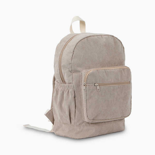 Mini Corduroy Backpack Ivory