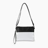 Transparent Handbag PVC Sling Bag Black