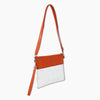 Transparent Handbag PVC Sling Bag Orange